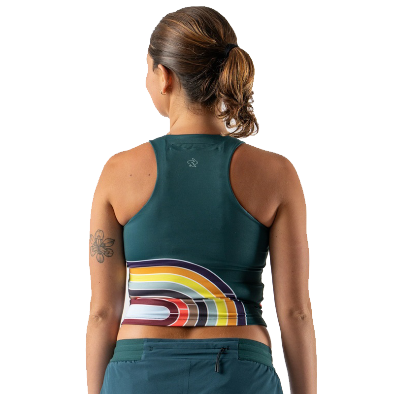 rabbit - Crusher Pocket Crop - Dark Sea Track - Women's