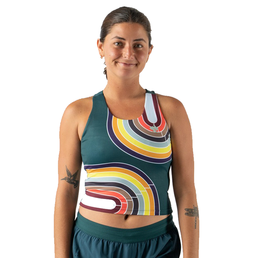 rabbit - Crusher Pocket Crop - Dark Sea Track - Women's