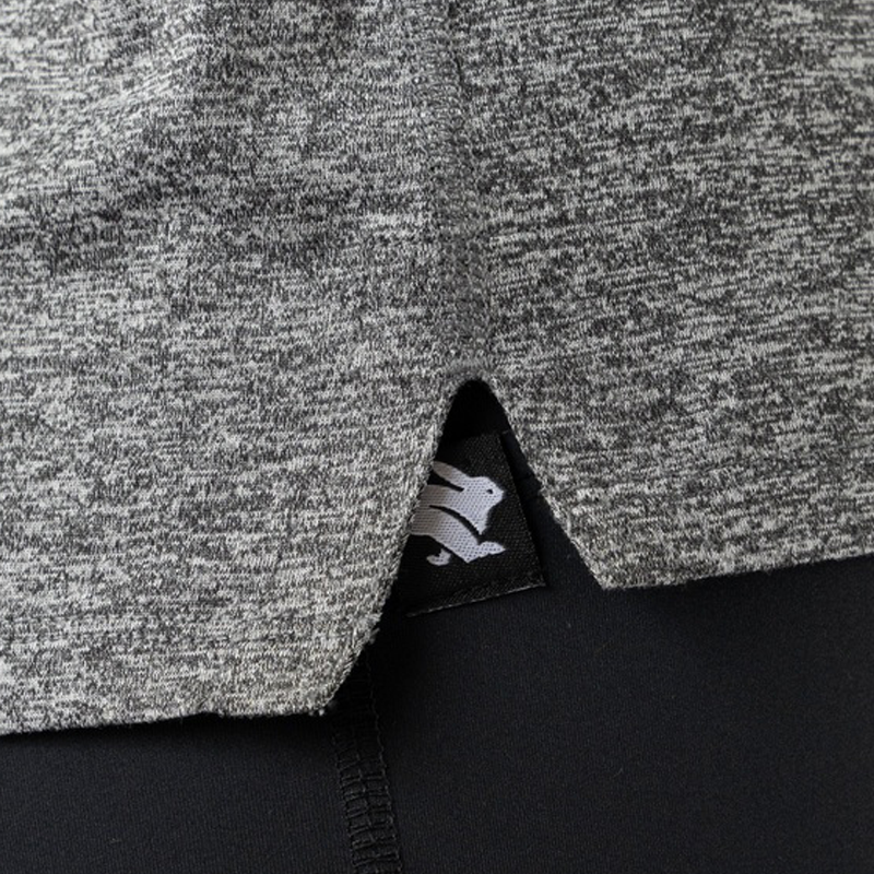 rabbit - EZ Tee LS - Charcoal - Women's