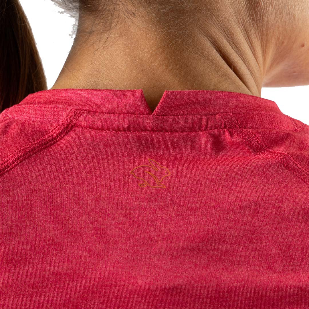 rabbit - EZ Tee LS - Raspberry - Women's