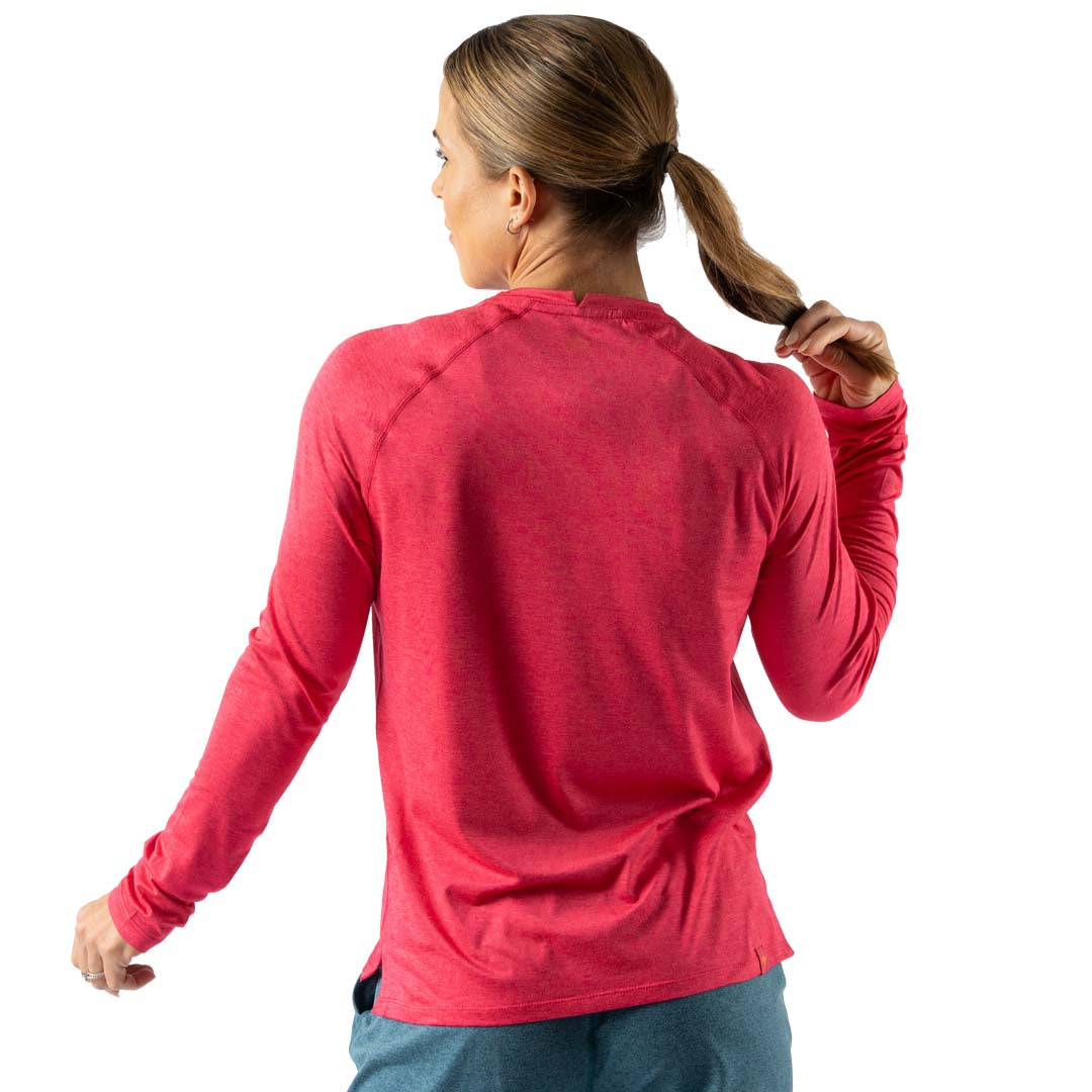 rabbit - EZ Tee LS - Raspberry - Women's