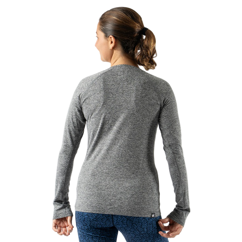 rabbit - EZ Tee Perf LS Trail - Charcoal - Women's