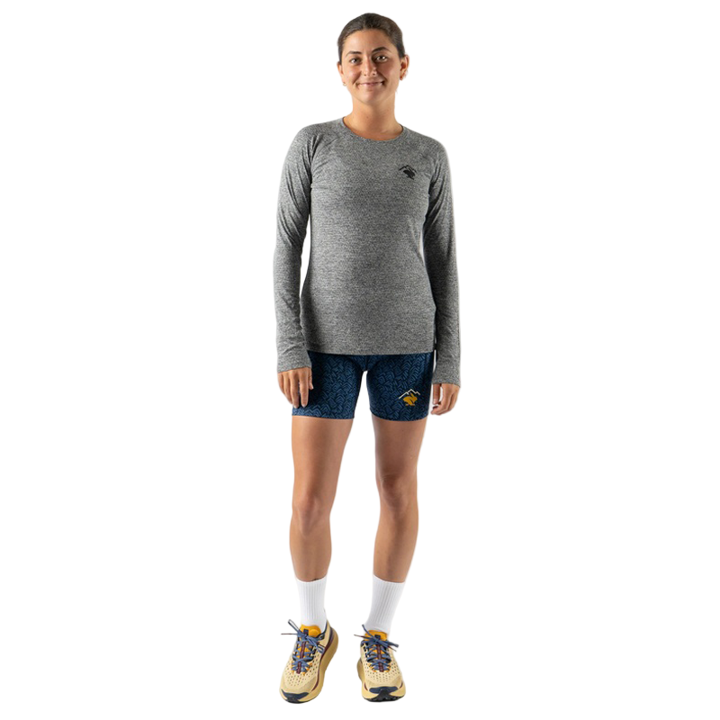 rabbit - EZ Tee Perf LS Trail - Charcoal - Women's