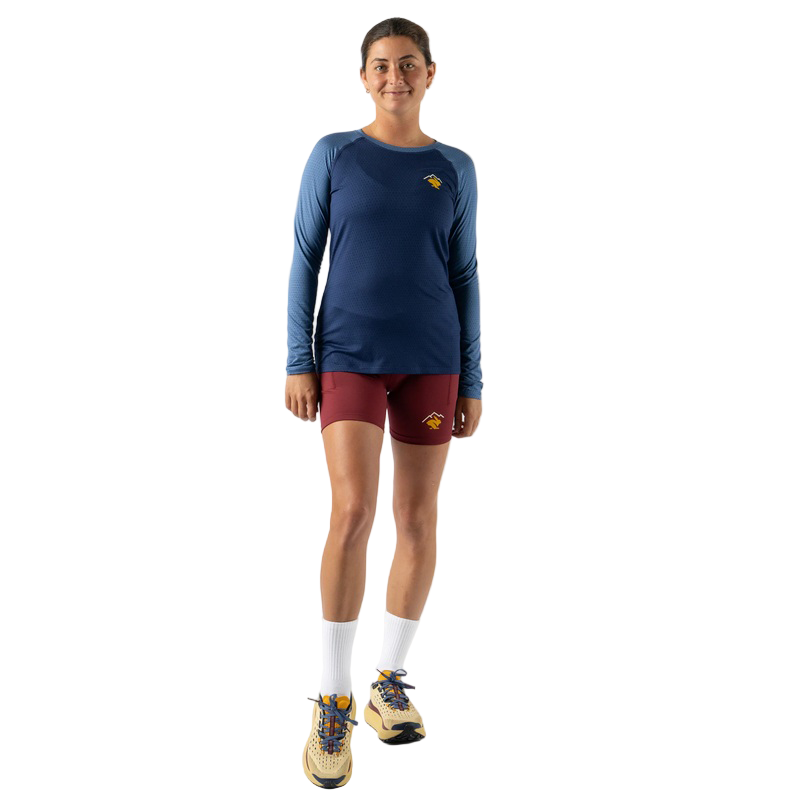 rabbit - EZ Tee Perf LS Trail - Pageant Blue - Women's