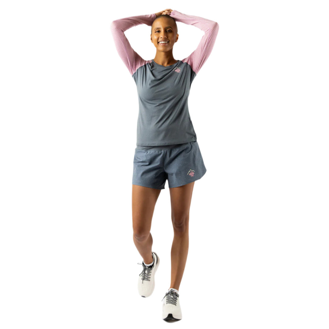 rabbit - EZ Tee Perf LS Trail - Stormy Weather - Women's