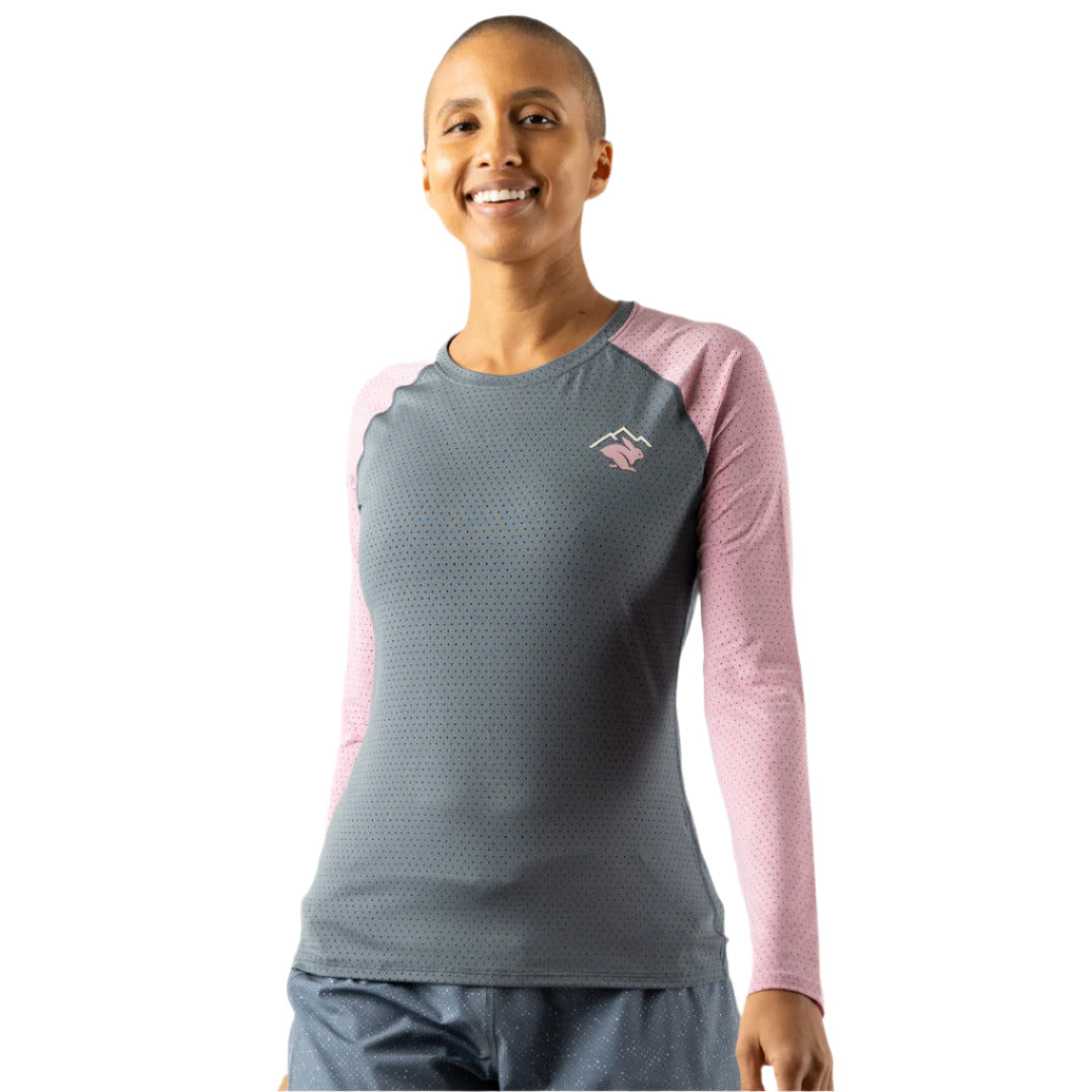 rabbit - EZ Tee Perf LS Trail - Stormy Weather - Women's