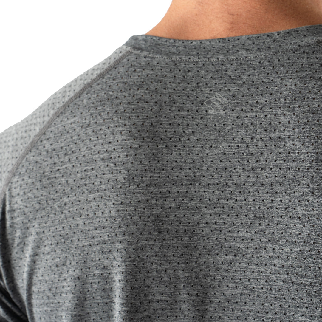 rabbit - EZ Tee Perf Trail SS - Charcoal - Men's