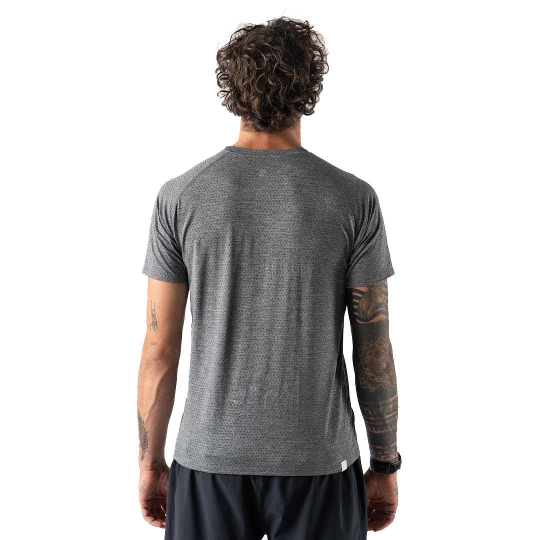 rabbit - EZ Tee Perf Trail SS - Charcoal - Men's