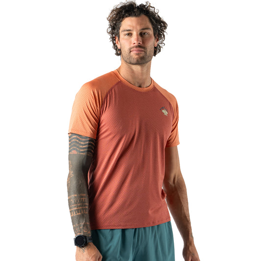 rabbit - EZ Tee Perf Trail SS - Langoustino - Men's