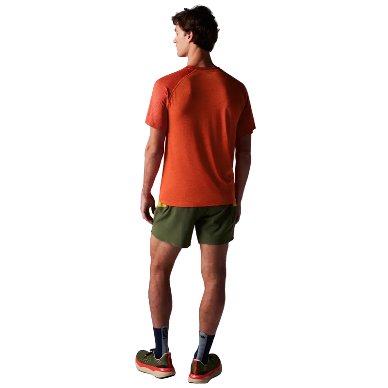 rabbit - EZ Tee Perf Trail SS - Spicy Orange - Men's