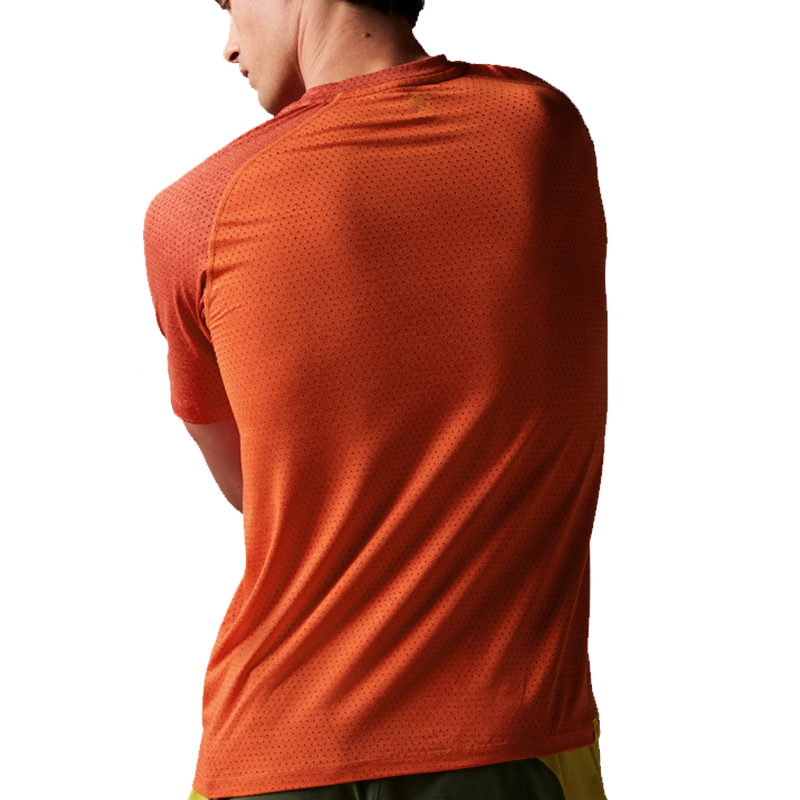 rabbit - EZ Tee Perf Trail SS - Spicy Orange - Men's