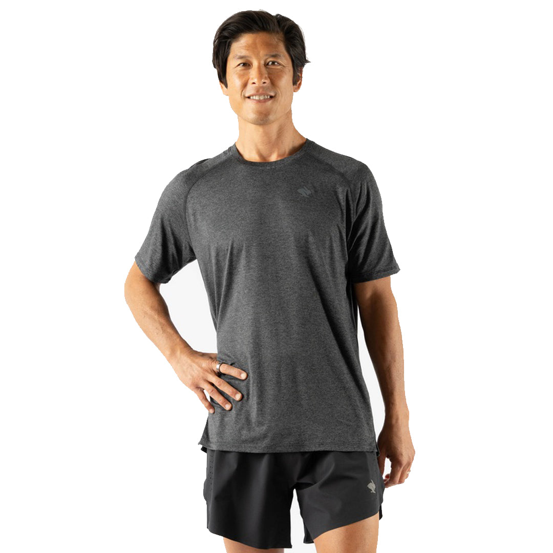 rabbit - EZ Tee SS - Black Charcoal - Men's
