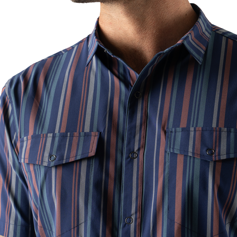 rabbit - High Country - Midnight Sail Stripe - Men's