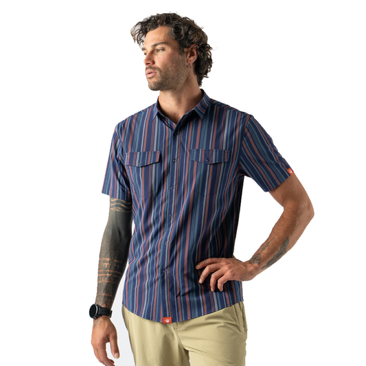 rabbit - High Country - Midnight Sail Stripe - Men's