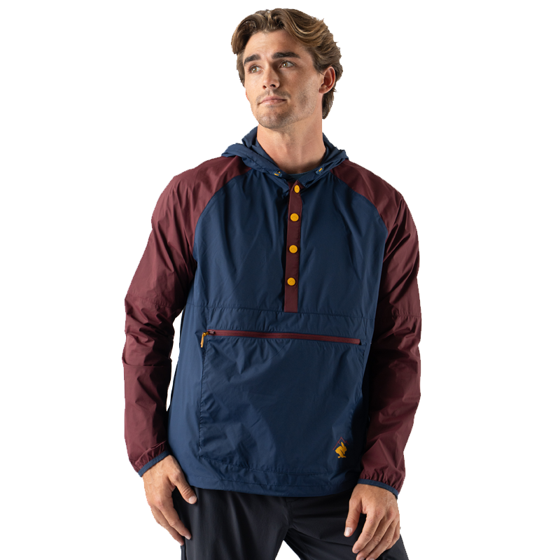 rabbit - High Country Packable Windbreaker - Pageant Blue - Men's