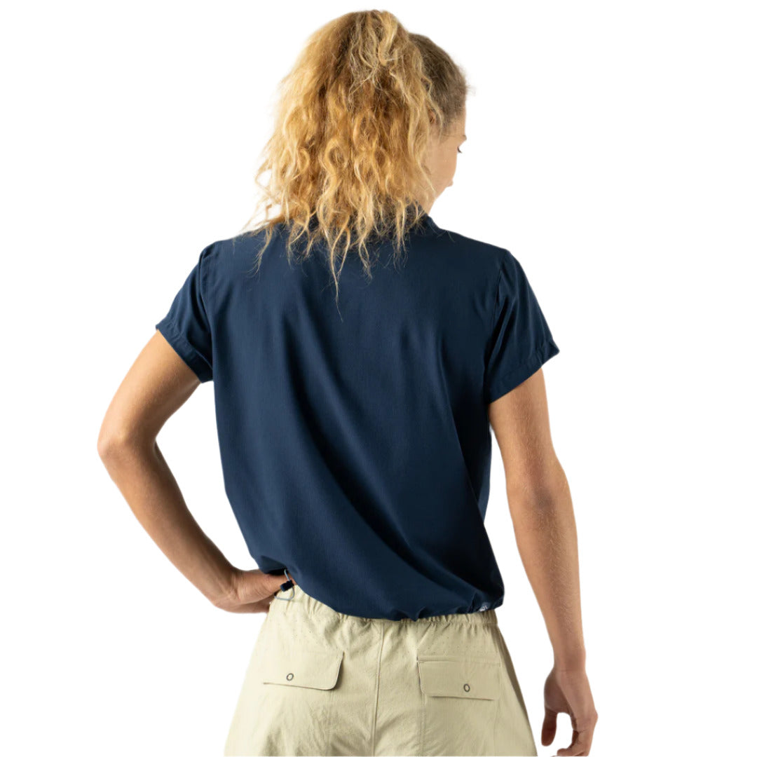 rabbit - High Country Pullover SS - Midnight Blue - Women's