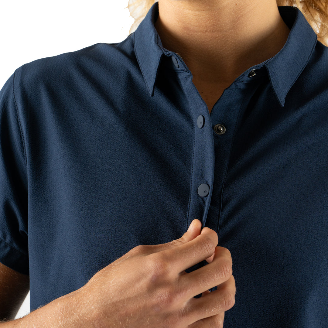 rabbit - High Country Pullover SS - Midnight Blue - Women's