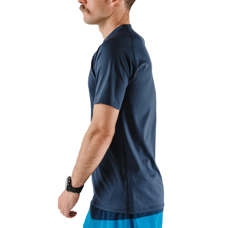 rabbit - ICE Perf Tee SS - Dress Blues - Men's