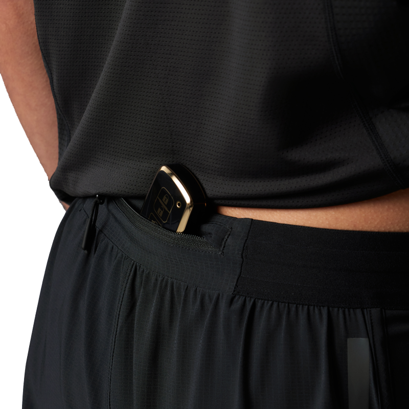 rabbit - Pacer Hybrid Short 5" - Black - Men's