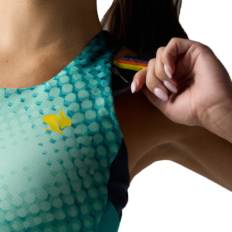 rabbit - Pacer Pocket Crop - Kayak Heat Map - Women's