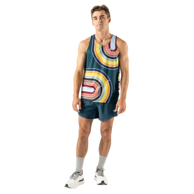 rabbit - Race Pace Tank - Dark Sea Track - Men's