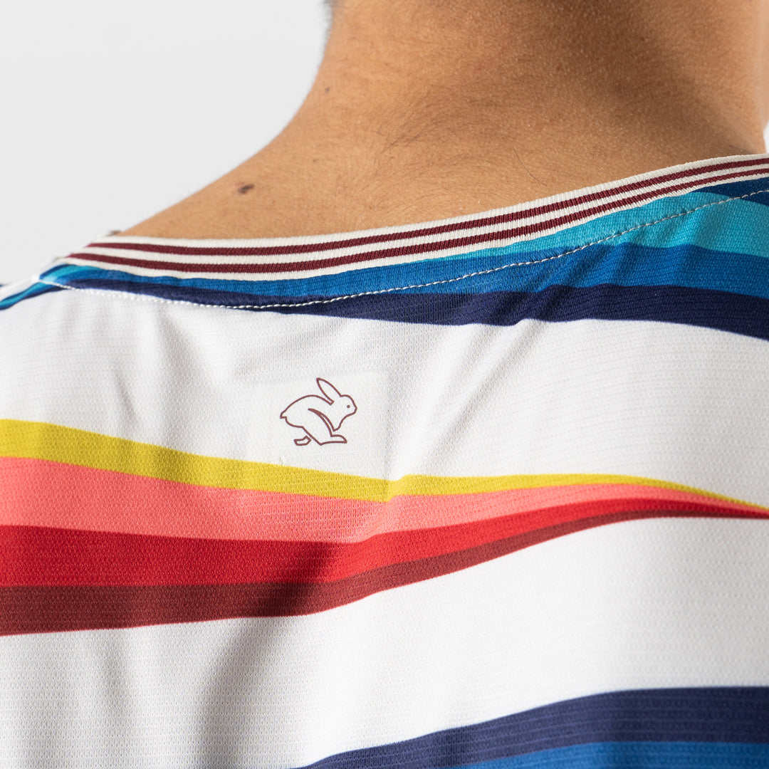 rabbit - Race Pace Tank - Vaporous Gray Stripe - Men's