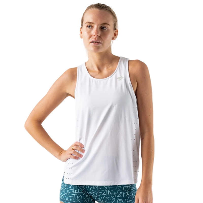 Red Dot Running Company - rabbit - Race Pace Tank - White - Women's