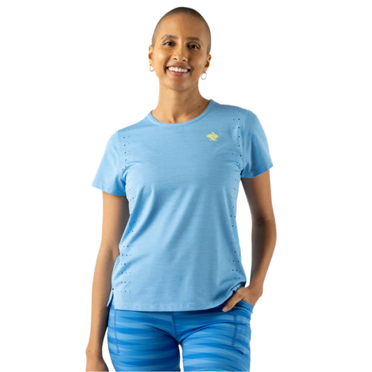 rabbit - Race Pace Tee SS - Azure Blue - Women's