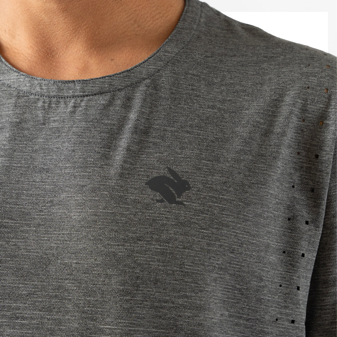 rabbit - Race Pace Tee SS - Black Charcoal - Men's