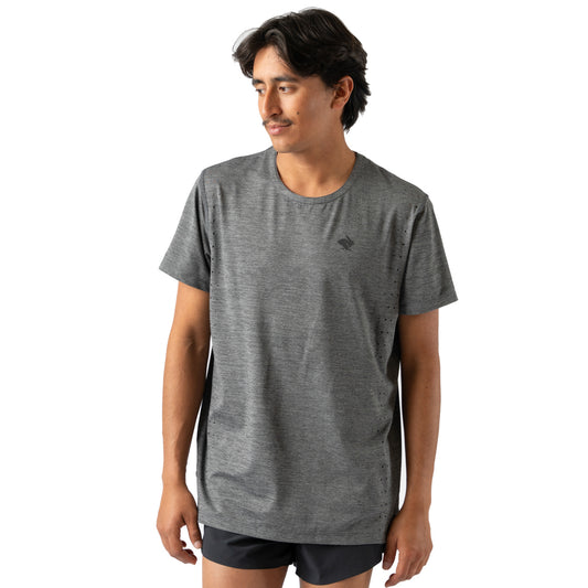 rabbit - Race Pace Tee SS - Black Charcoal - Men's