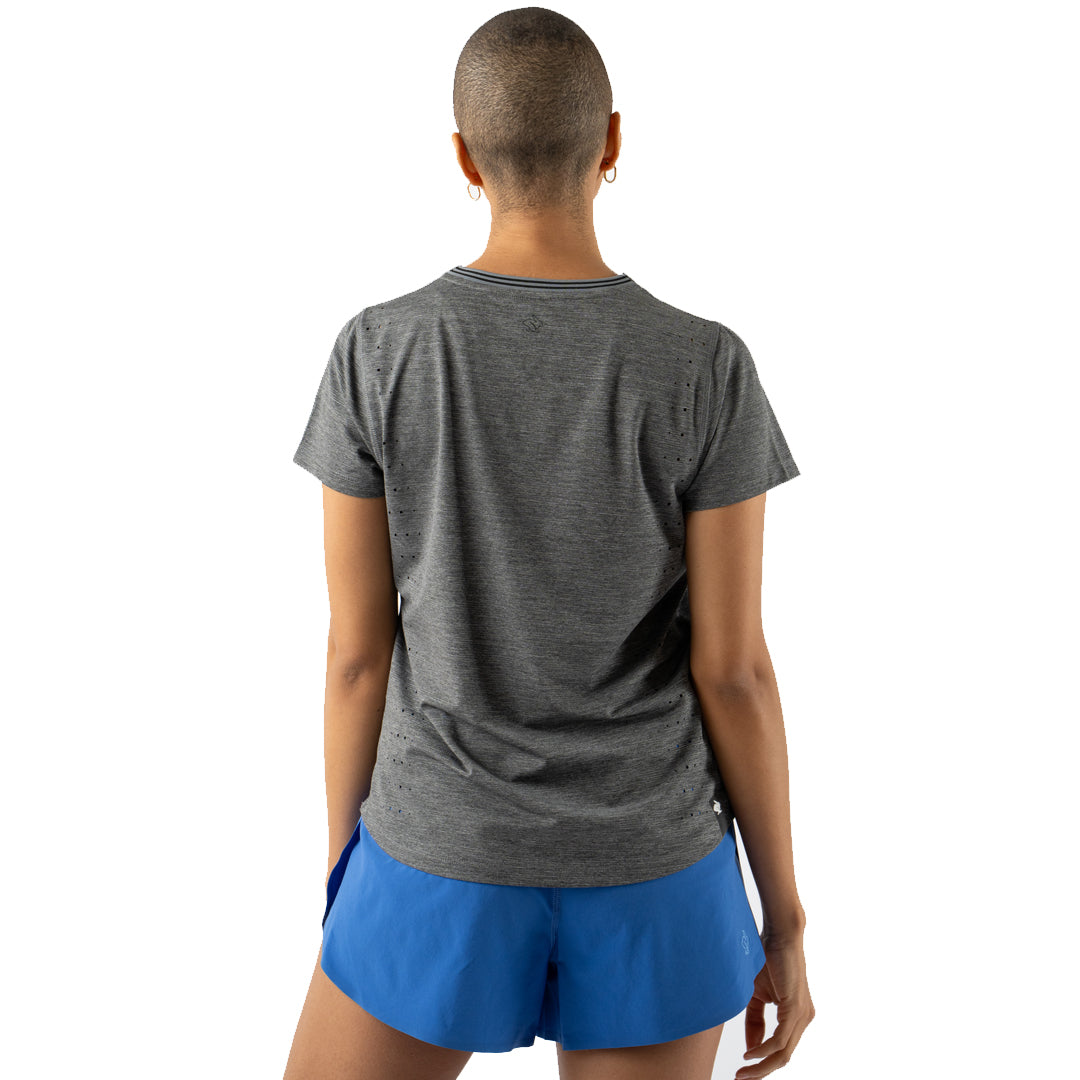 rabbit - Race Pace Tee SS - Black Charcoal - Women's