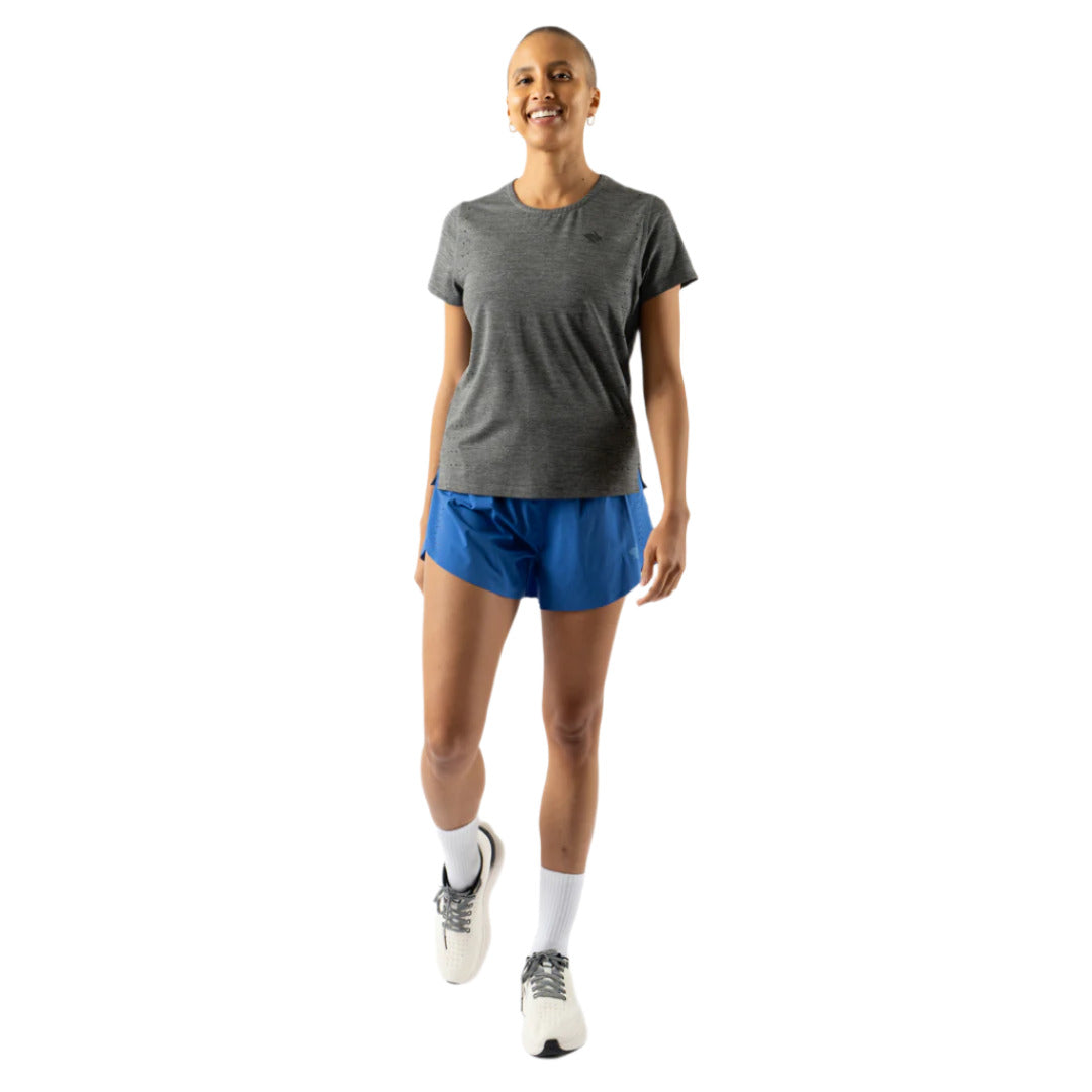 rabbit - Race Pace Tee SS - Black Charcoal - Women's