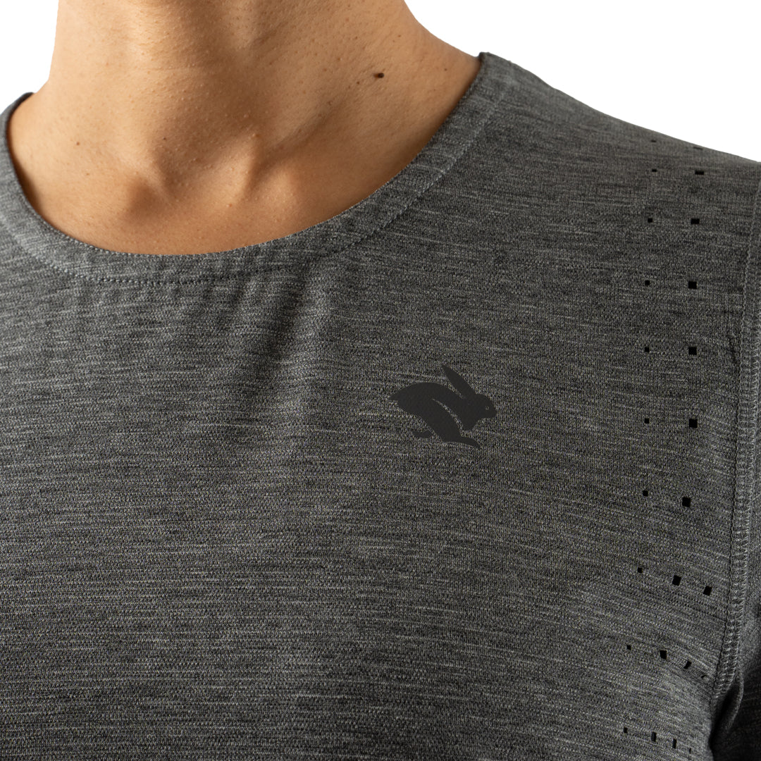 rabbit - Race Pace Tee SS - Black Charcoal - Women's
