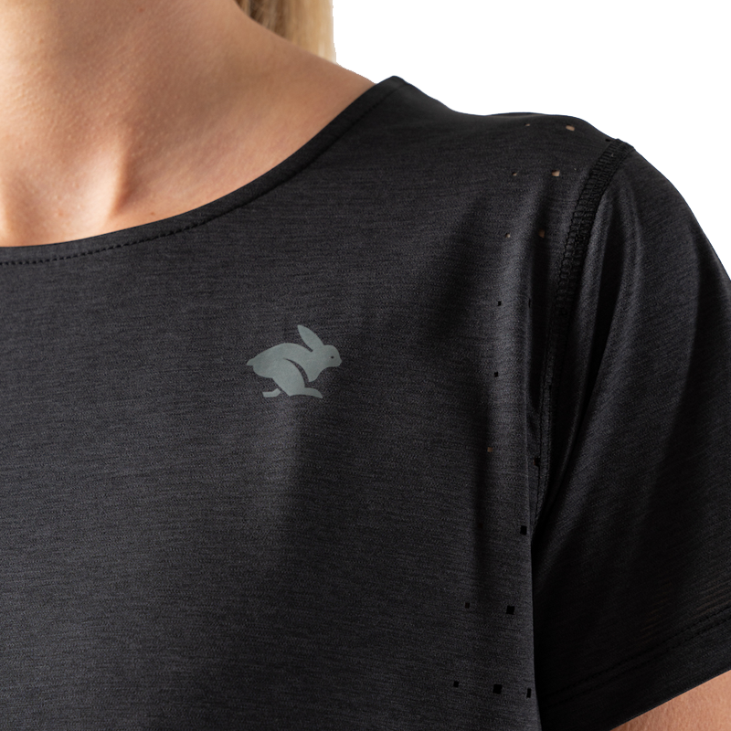 Red Dot Running Company - rabbit - Race Pace Tee - Black - Women's