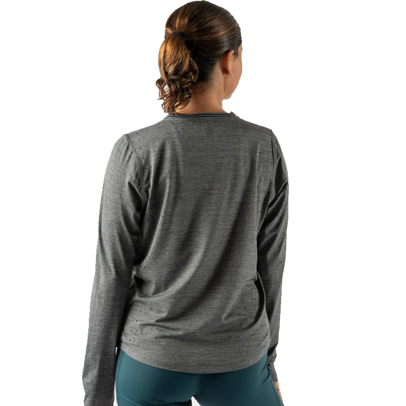 rabbit - Race Pace Tee LS - Black Charcoal - Women's