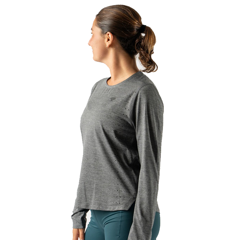 rabbit - Race Pace Tee LS - Black Charcoal - Women's