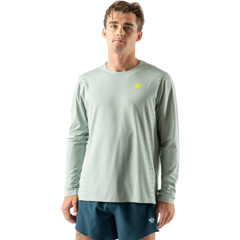 rabbit - Race Pace Tee LS - Blue Surf - Men's
