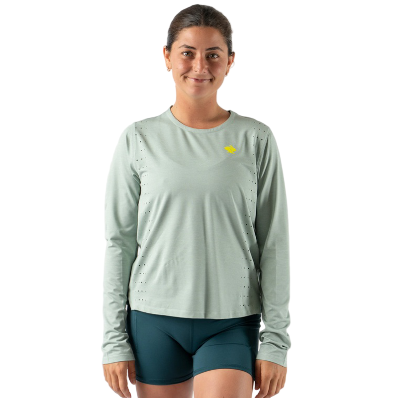 rabbit - Race Pace Tee LS - Blue Surf - Women's