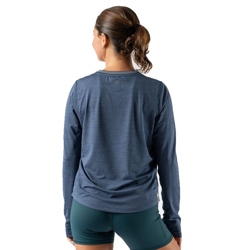 rabbit - Race Pace Tee LS - Dress Blues - Women's