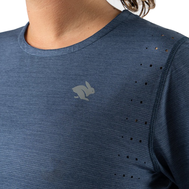 rabbit - Race Pace Tee LS - Dress Blues - Women's