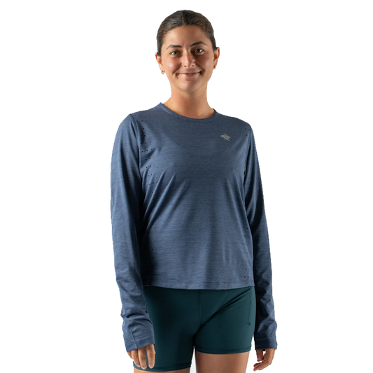 rabbit - Race Pace Tee LS - Dress Blues - Women's