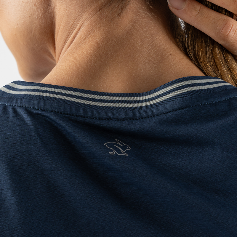 rabbit - Race Pace Tee SS - Dress Blues - Women's