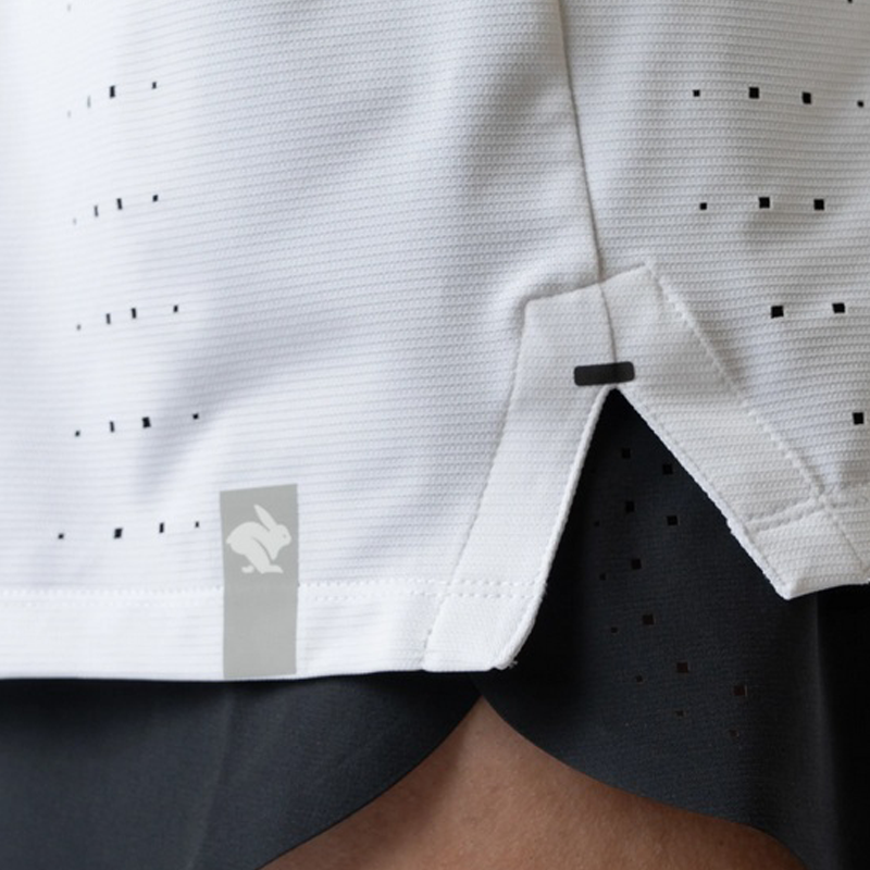 rabbit - Race Pace Tee SS - White - Men's