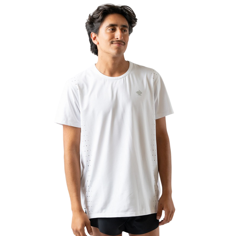 rabbit - Race Pace Tee SS - White - Men's