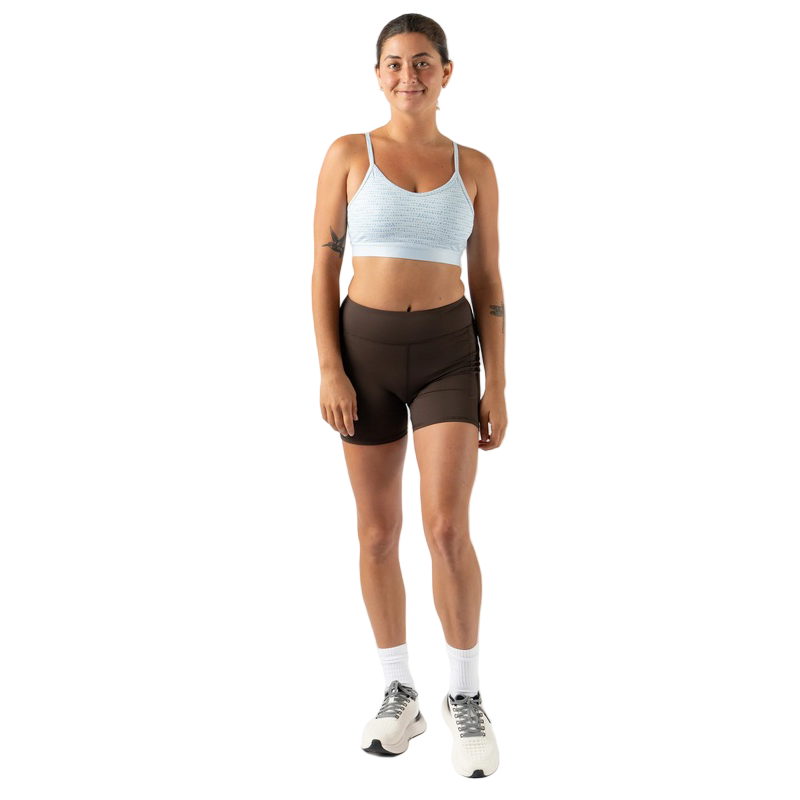 rabbit - Strappy Pocket Bra - Ice Water Geo Dot - Women's