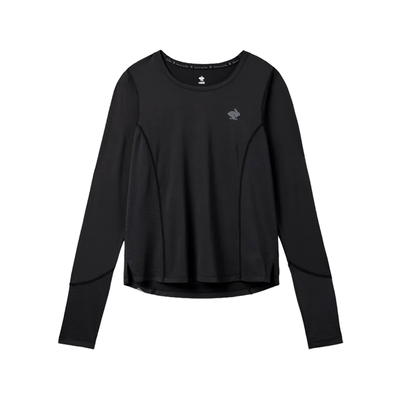 rabbit - Tempo Tee LS - Black - Women's