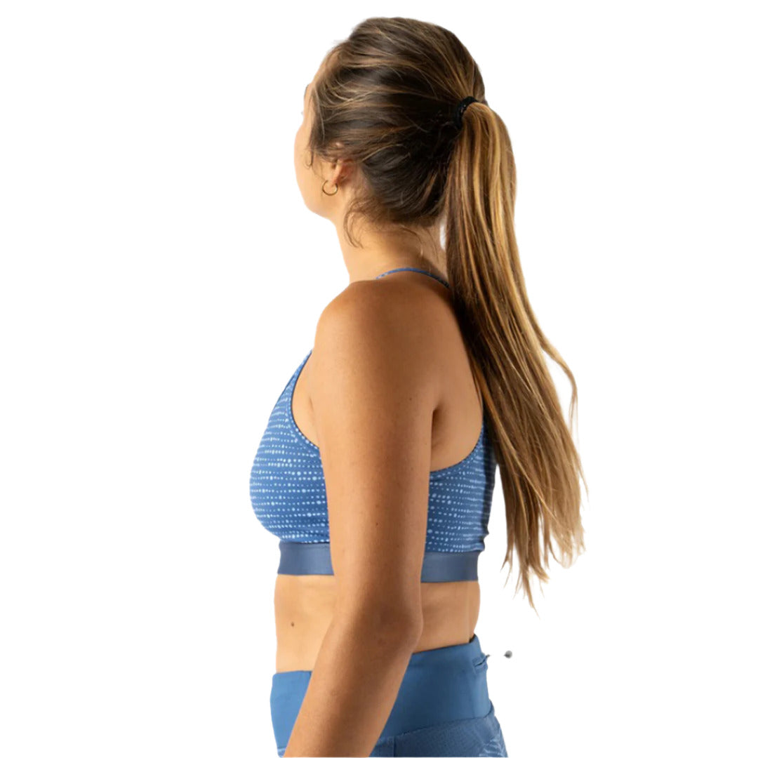 rabbit - Strappy Pocket Bra - True Navy Geo Dot - Women's