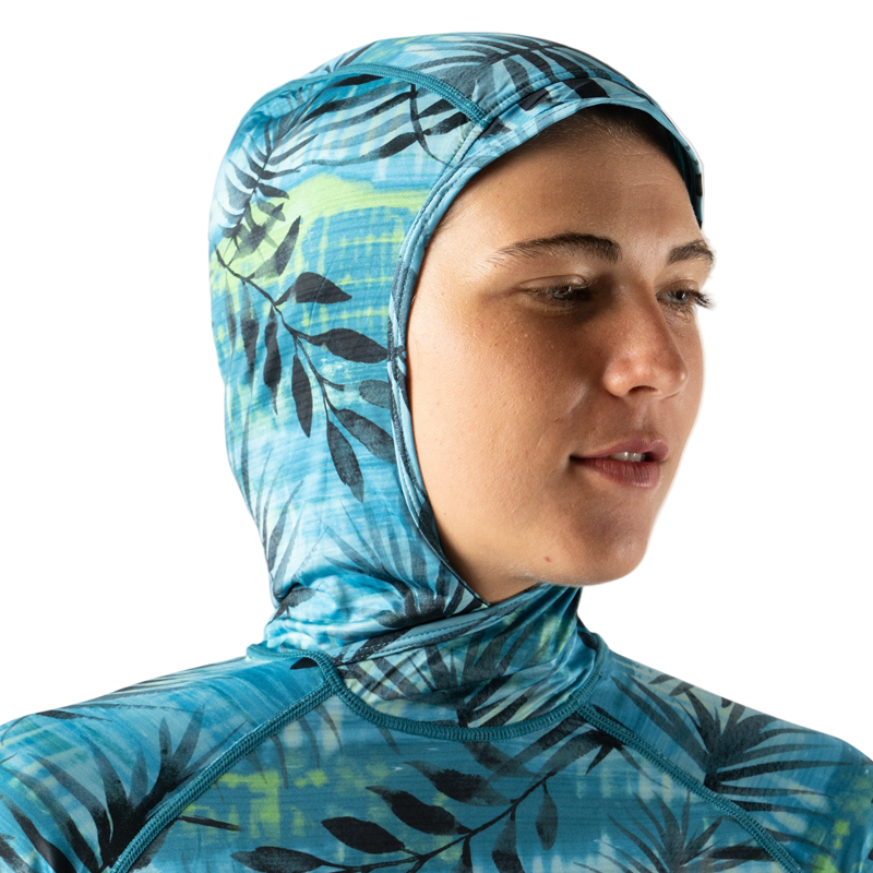 rabbit - UPF Deflector 2.0 - Algiers Blue Tropics - Women's