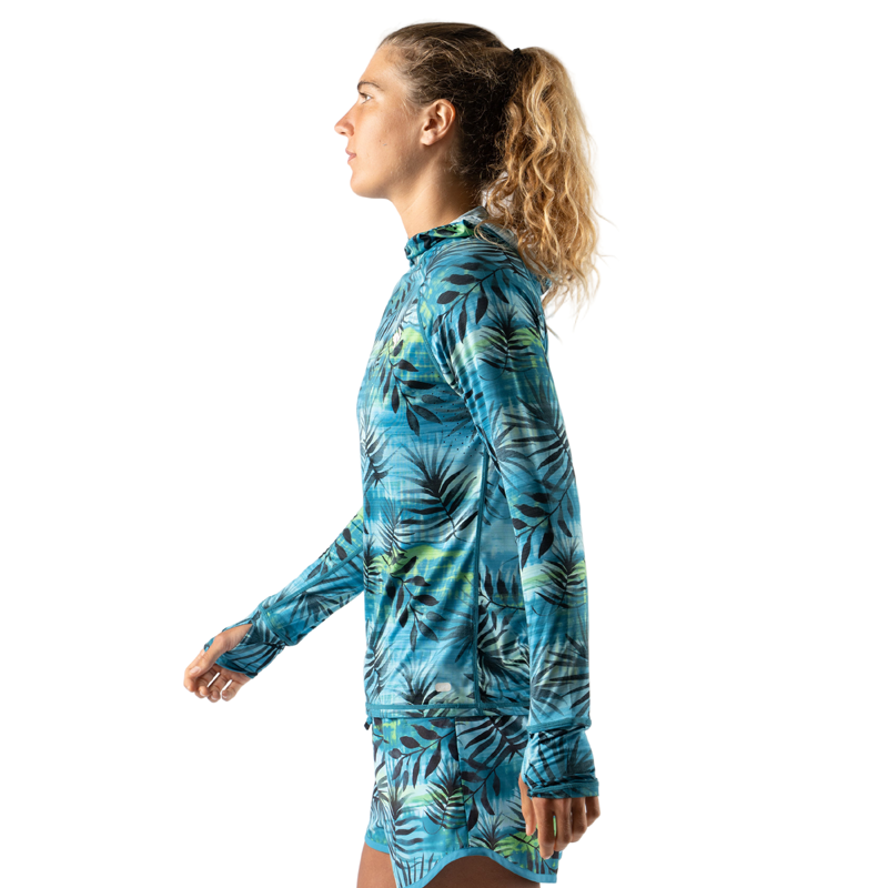 rabbit - UPF Deflector 2.0 - Algiers Blue Tropics - Women's