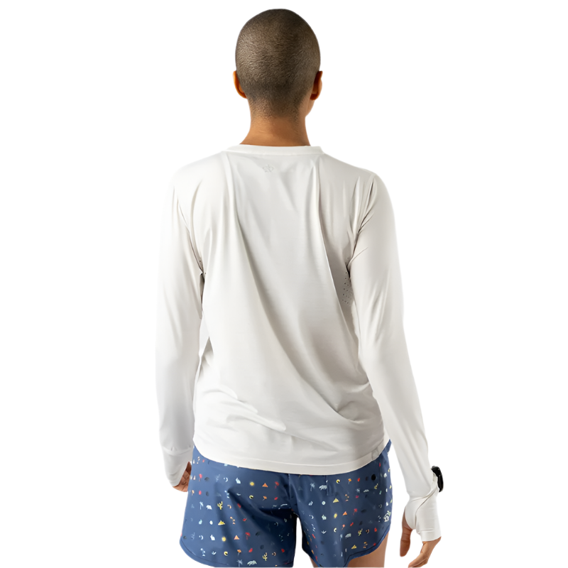 rabbit - UPF Tee LS - Snow White - Women's